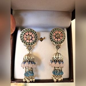 Amarpali Tribe Silver Earrings